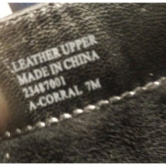 Franco Sarto Medium Leather Tall Zipper Boot Womens sz 7 M style 23487001 - Picture 11 of 12